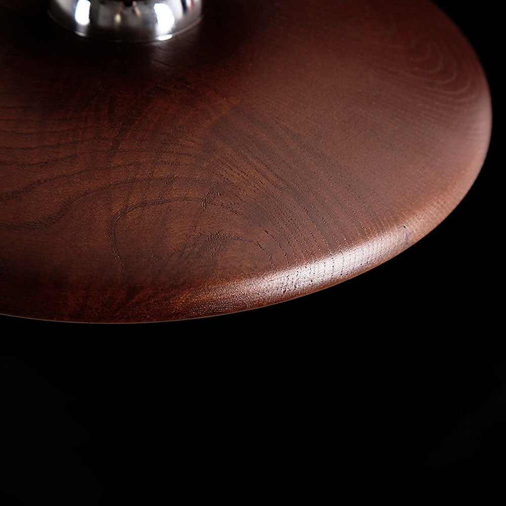 Minimalist Round Ceiling Light in Nordic Wood Finish-Lighting > Ceiling Lights-casanuva-casanuva