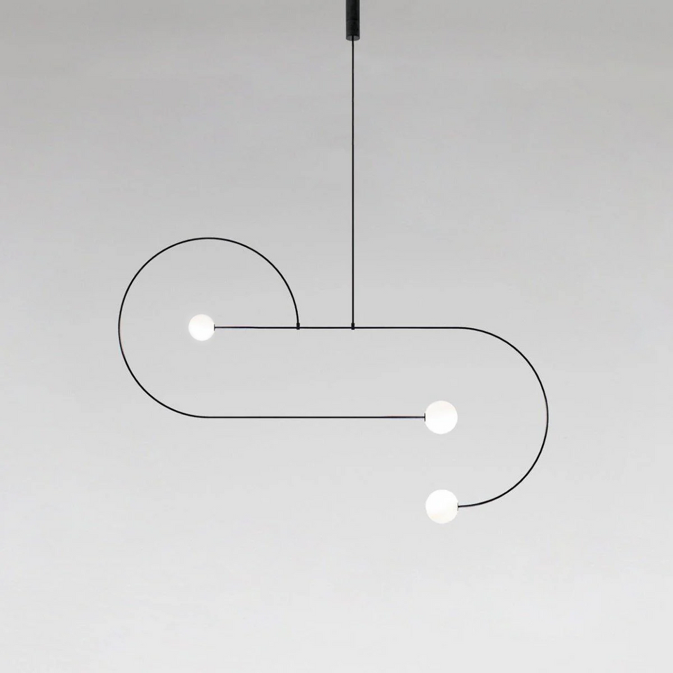Mobile Crystal Chandelier-Lighting > Chandeliers & Pendant Lights-casanuva-Mobile 120x54cm-Black-casanuva
