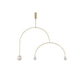 Mobile Crystal Chandelier-Lighting > Chandeliers & Pendant Lights-casanuva-Mobile Chandelier 120cm-Gold-casanuva
