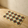 Moroccan Patterned Bath Mat Washable Non Slip-Bedding & Bath > Bath Mats-casanuva-casanuva