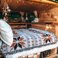 Moroccan Picnic Blanket Washable Microfiber Cotton Blend Boho Pattern-Bedding & Bath > Blankets-casanuva-casanuva
