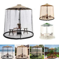 Mosquito Net for Parasol Up to 4m with Zip Fastener-Home Decor > Decorative Accessories-casanuva-casanuva