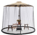 Mosquito Net for Parasol Up to 4m with Zip Fastener-Home Decor > Decorative Accessories-casanuva-Beige-300x230 cm-casanuva