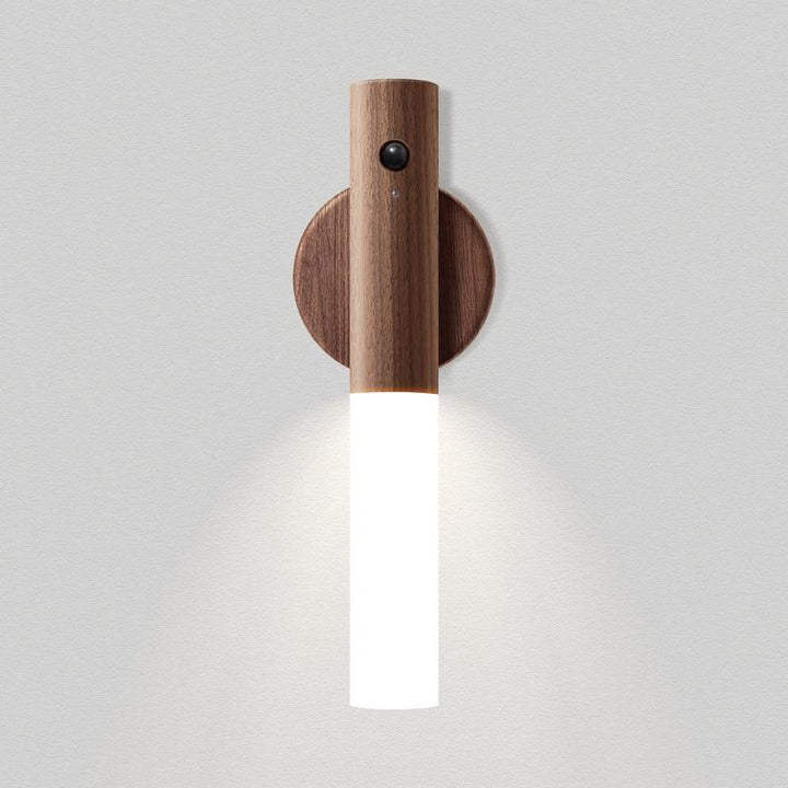 Motion Sensor LED Lamp Minimalist Design-Lighting > Table Lamps-casanuva-Dark Wood-casanuva