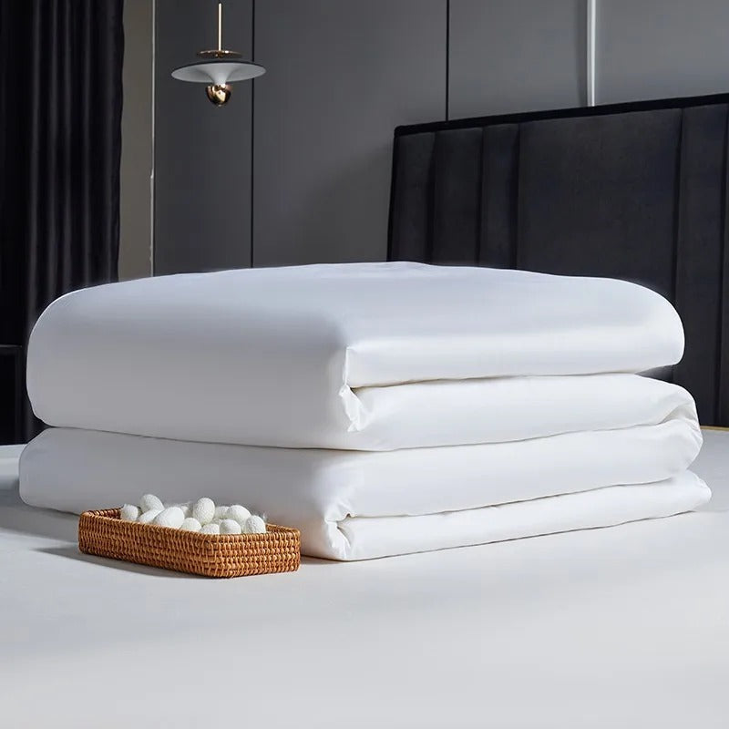 Mulberry Silk Duvet 600TC Egyptian Cotton-Bedding & Bath > Blankets-casanuva-Summer-Single - 150 x 200 cm-casanuva