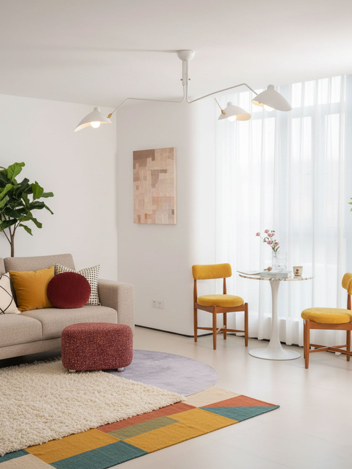 Multi-Arm Spider Ceiling Light Fixture-Lighting > Ceiling Lights-casanuva-casanuva