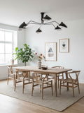 Multi-Arm Spider Ceiling Light Fixture-Lighting > Ceiling Lights-casanuva-casanuva
