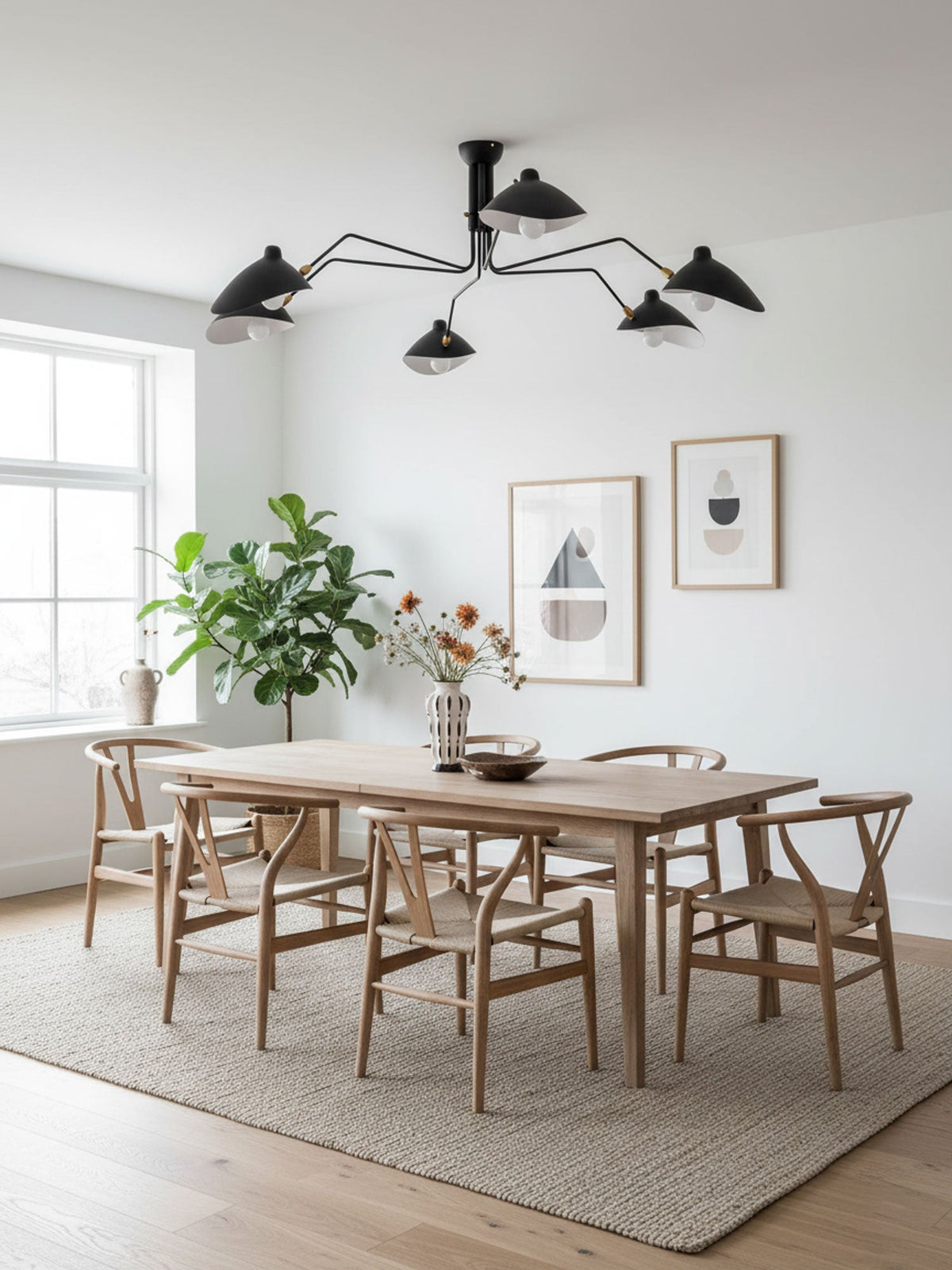 Multi-Arm Spider Ceiling Light Fixture-Lighting > Ceiling Lights-casanuva-casanuva