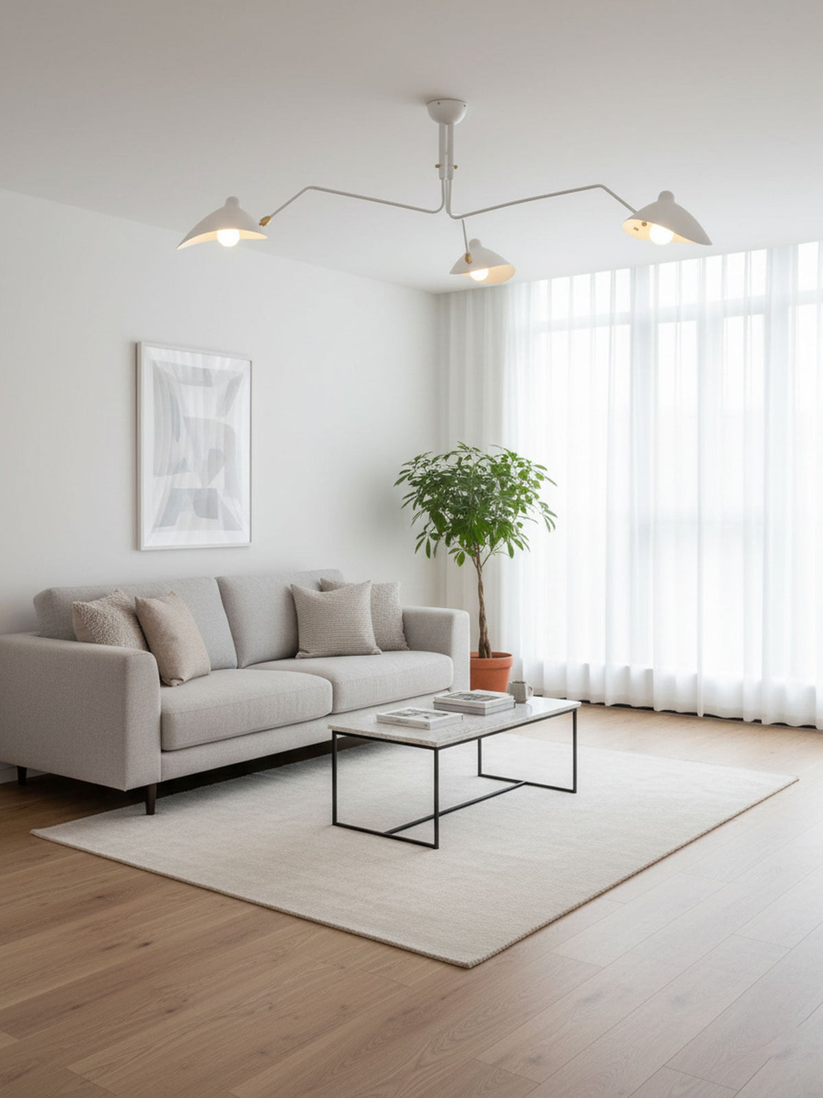 Multi-Arm Spider Ceiling Light Fixture-Lighting > Ceiling Lights-casanuva-casanuva