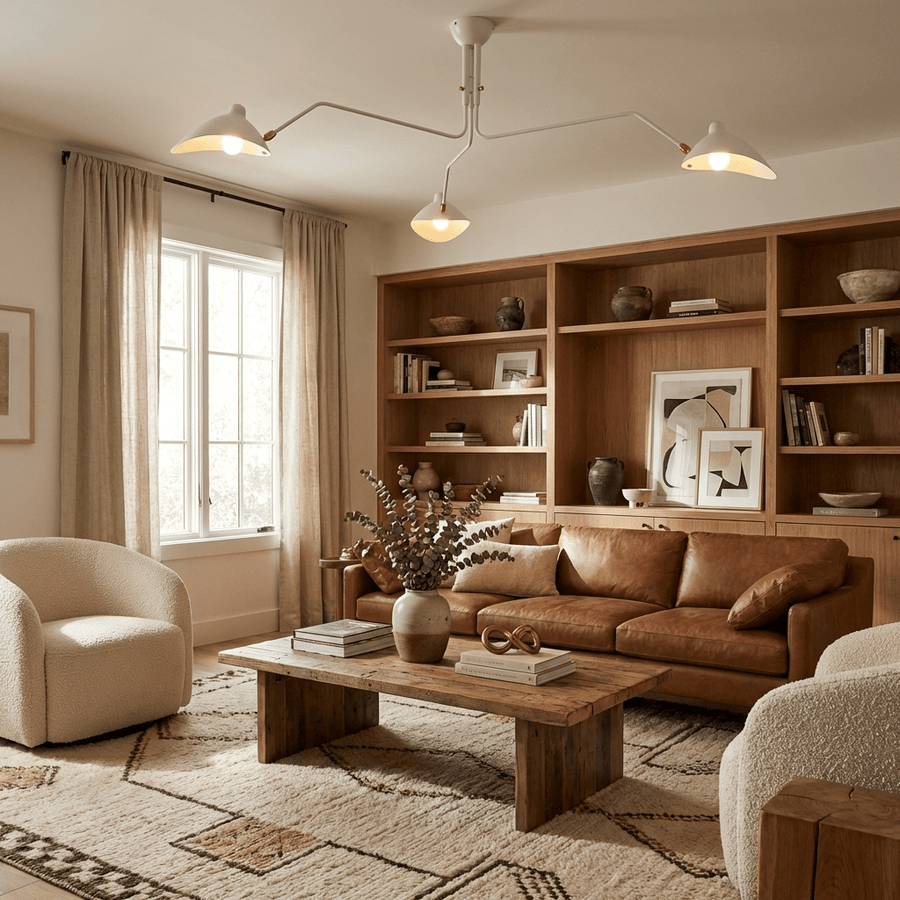 Multi-Arm Spider Ceiling Light Fixture-Lighting > Ceiling Lights-casanuva-casanuva