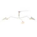 Multi-Arm Spider Ceiling Light Fixture-Lighting > Ceiling Lights-casanuva-3heads 150cmx32cm-White-casanuva