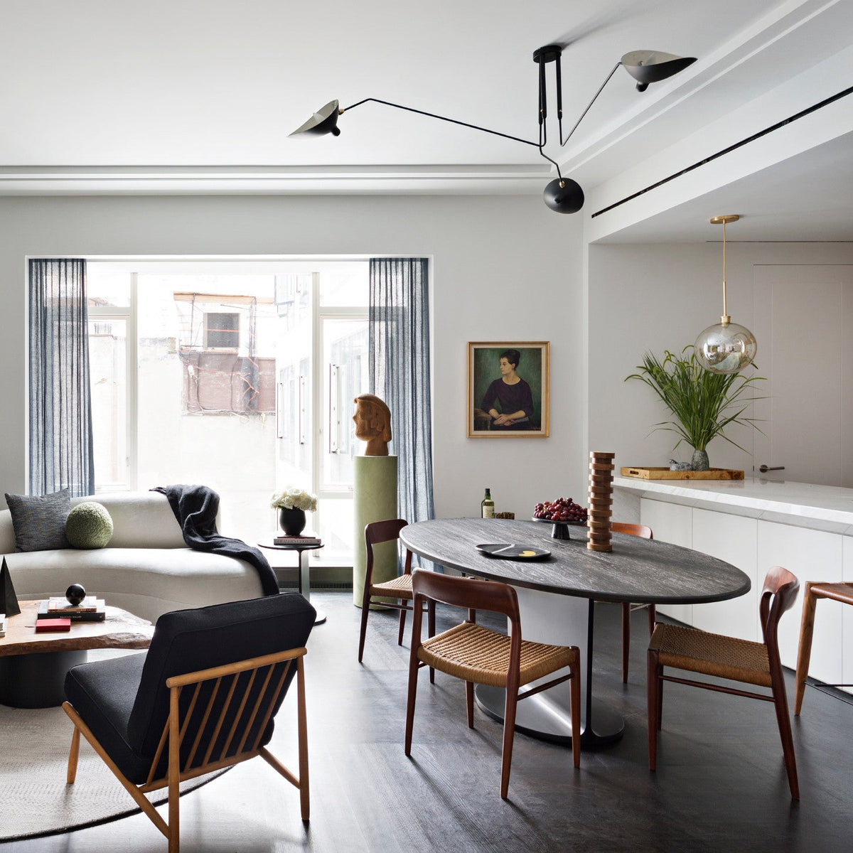 Multi-Arm Spider Ceiling Light Fixture-Lighting > Ceiling Lights-casanuva-casanuva