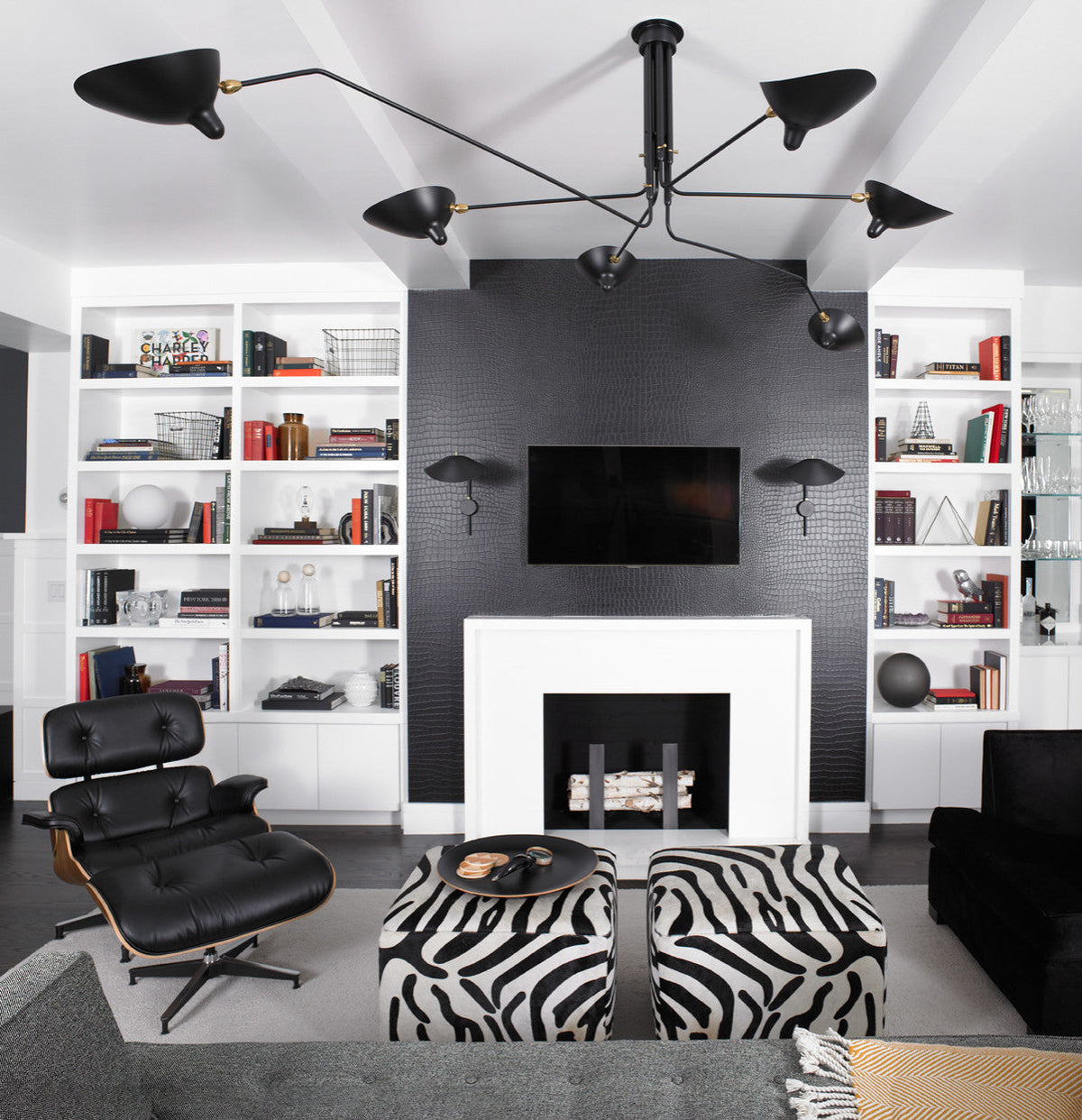 Multi-Arm Spider Ceiling Light Fixture-Lighting > Ceiling Lights-casanuva-casanuva