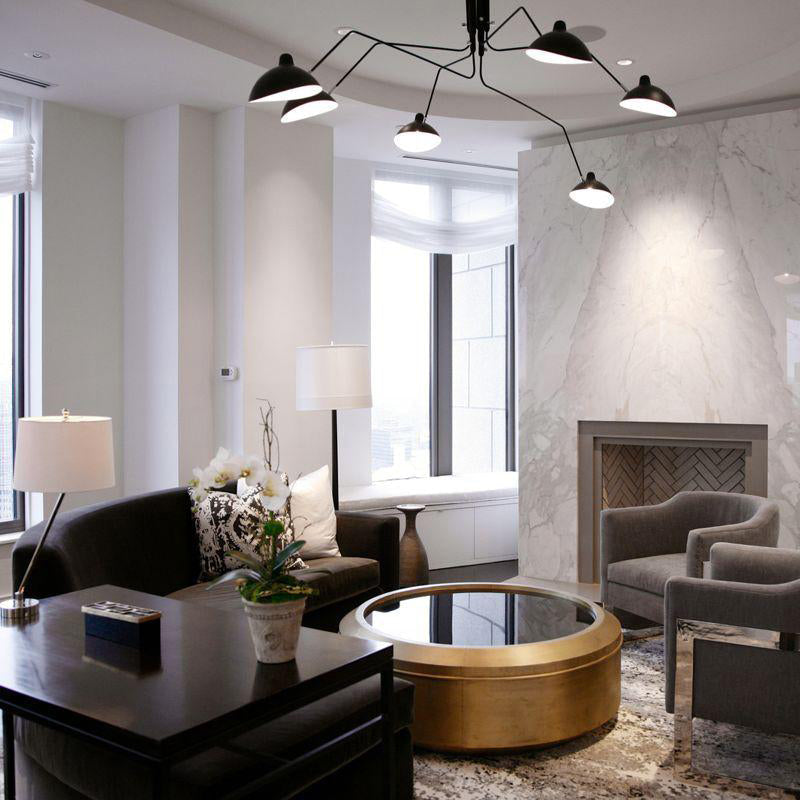Multi-Arm Spider Ceiling Light Fixture-Lighting > Ceiling Lights-casanuva-casanuva
