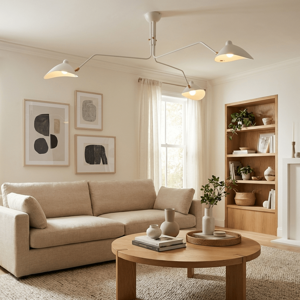 Multi-Arm Spider Ceiling Light Fixture-Lighting > Ceiling Lights-casanuva-casanuva