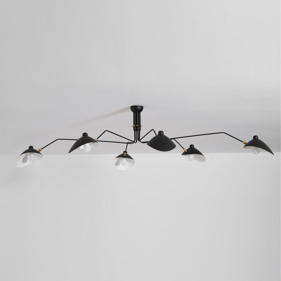 Multi-Arm Spider Ceiling Light Fixture-Lighting > Ceiling Lights-casanuva-casanuva