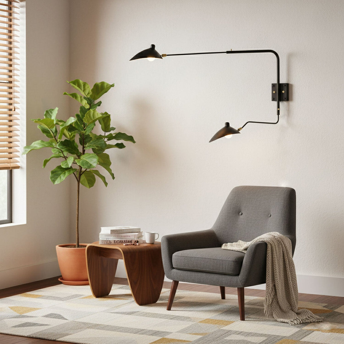 Multi-Arm Wall Sconce Light Fixture-Lighting > Wall Lights-casanuva-casanuva