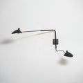 Multi-Arm Wall Sconce Light Fixture-Lighting > Wall Lights-casanuva-2heads 120cmx77cm-Black-casanuva