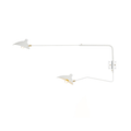 Multi-Arm Wall Sconce Light Fixture-Lighting > Wall Lights-casanuva-2heads 120cmx77cm-White-casanuva