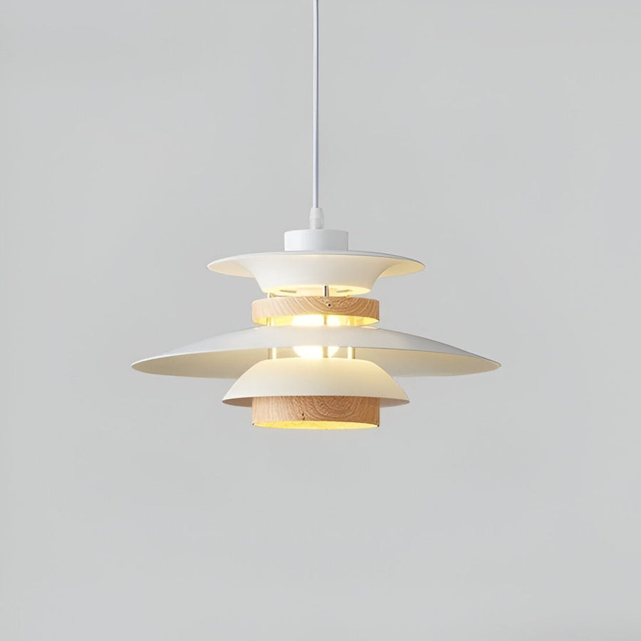 Multi-Tier Scandinavian Pendant Light-Lighting > Pendant Lights-casanuva-White-35 x 20cm-casanuva