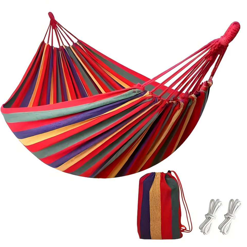 Multifunctional Hammock Extra Strong Breathable with Hanging Set-Home Decor > Decorative Accessories-casanuva-Red-casanuva