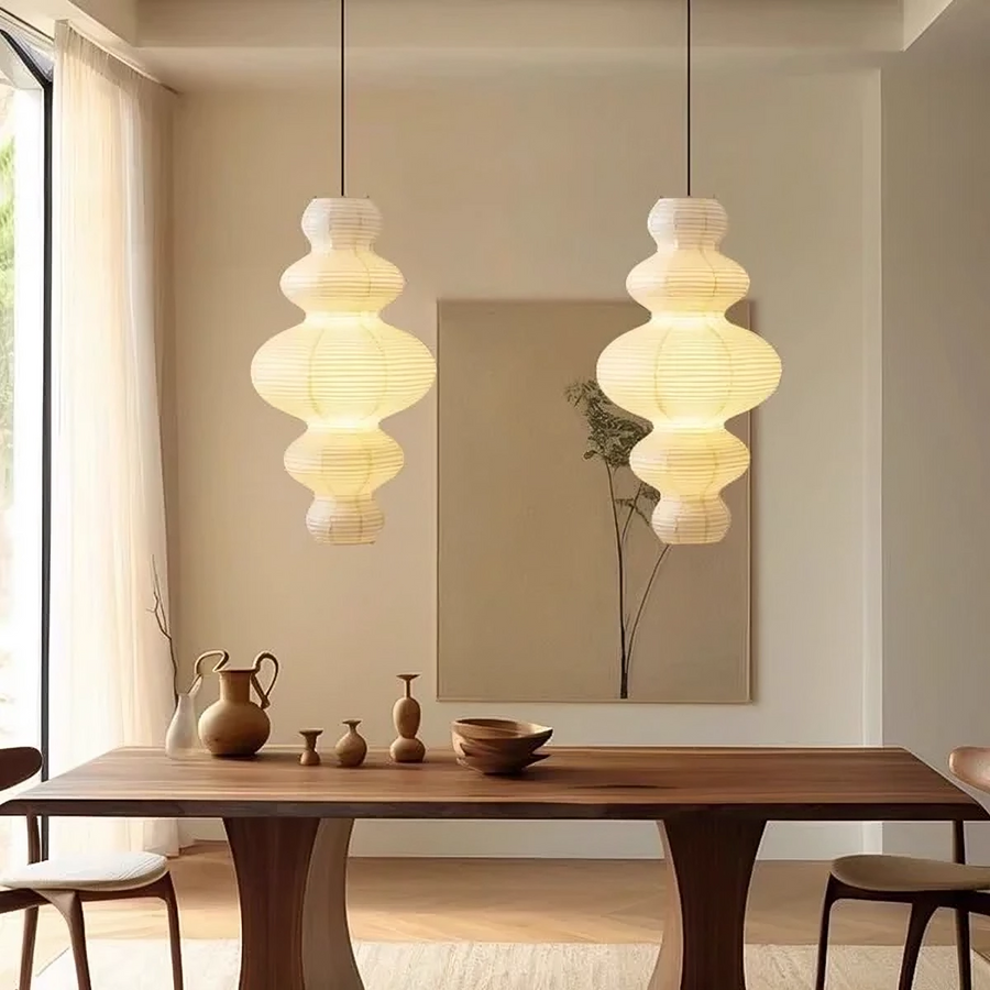 Multilayer Rice Paper Pendant Light-Lighting > Pendant Lights-casanuva-casanuva