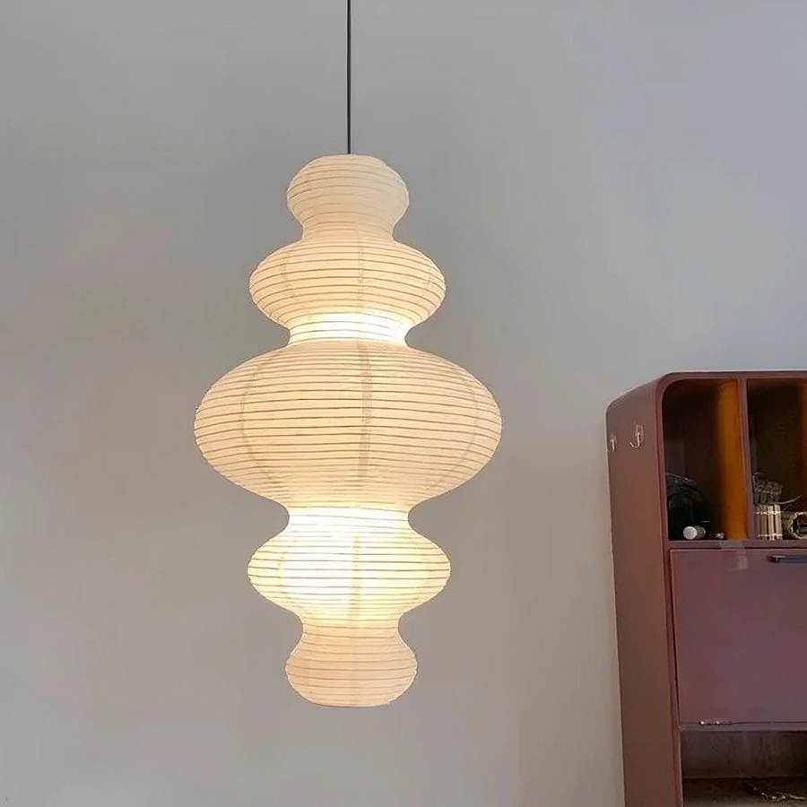 Multilayer Rice Paper Pendant Light-Lighting > Pendant Lights-casanuva-casanuva