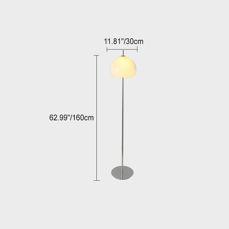 Mushroom Glass 2-Light Floor Lamp Contemporary Retro Design-Lighting > Floor Lamps-casanuva-casanuva
