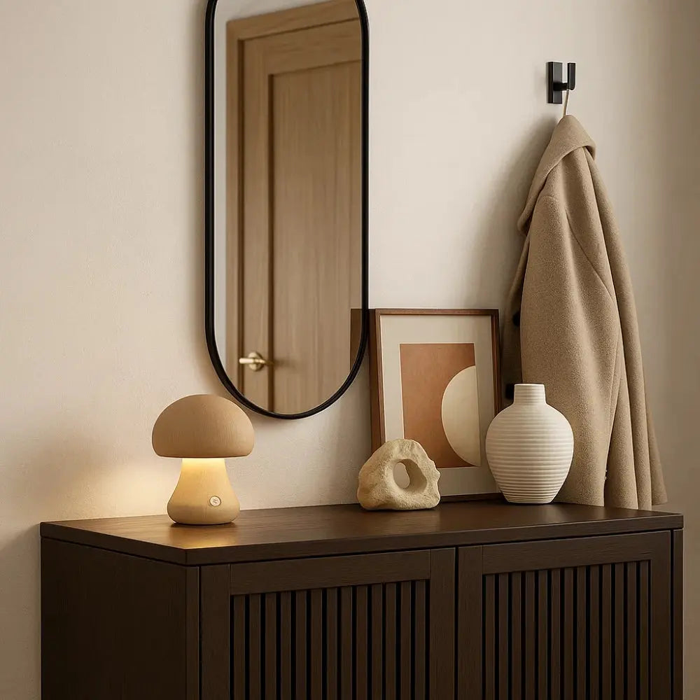 Mushroom Table Lamp Bohemian Style-Lighting > Table Lamps-casanuva-casanuva