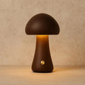 Mushroom Table Lamp Bohemian Style-Lighting > Table Lamps-casanuva-Walnut-Large-casanuva
