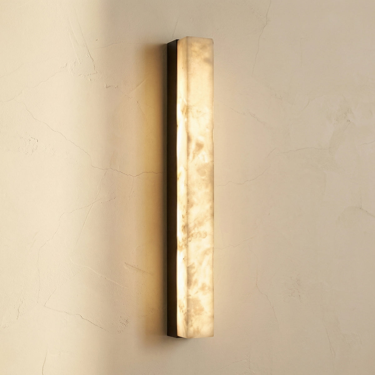 Natural Alabaster Linear Wall Light-Lighting > Wall Lights-casanuva-casanuva