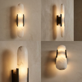 Natural Alabaster Wall Lamp Elongated Design-Lighting > Wall Lights-casanuva-casanuva