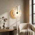 Natural Alabaster Wall Light-Lighting > Wall Lights-casanuva-casanuva