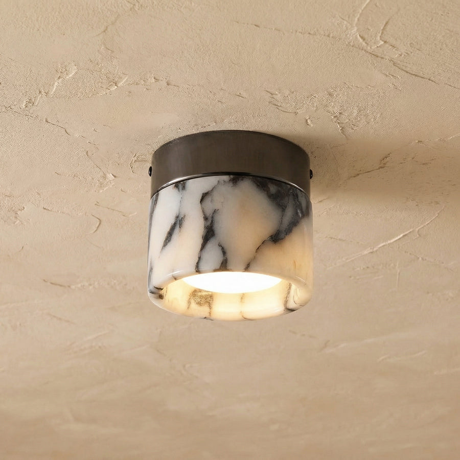 Natural Marble Ceiling Light Flush Mount-Lighting > Chandeliers & Pendant Lights-casanuva-casanuva