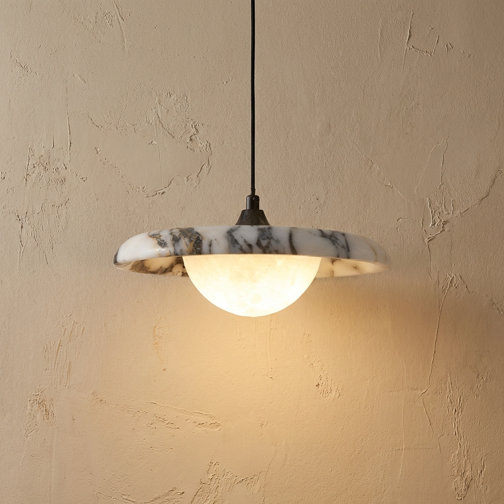 Natural Marble Pendant Light-Lighting > Chandeliers & Pendant Lights-casanuva-casanuva