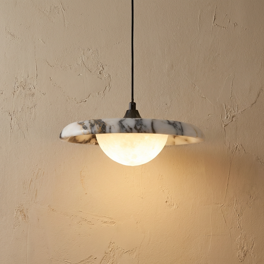 Natural Marble Pendant Light-Lighting > Chandeliers & Pendant Lights-casanuva-casanuva