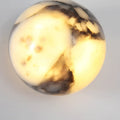 Natural Marble Stone Ball Wall Light Fixture-Lighting > Wall Lights-casanuva-casanuva