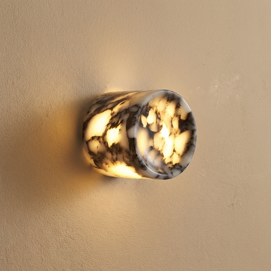 Natural Marble Wall Light-Lighting > Wall Lights-casanuva-casanuva