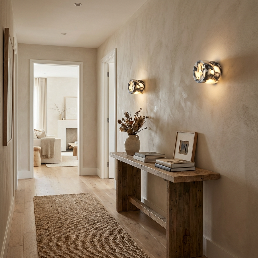 Natural Marble Wall Light-Lighting > Wall Lights-casanuva-casanuva