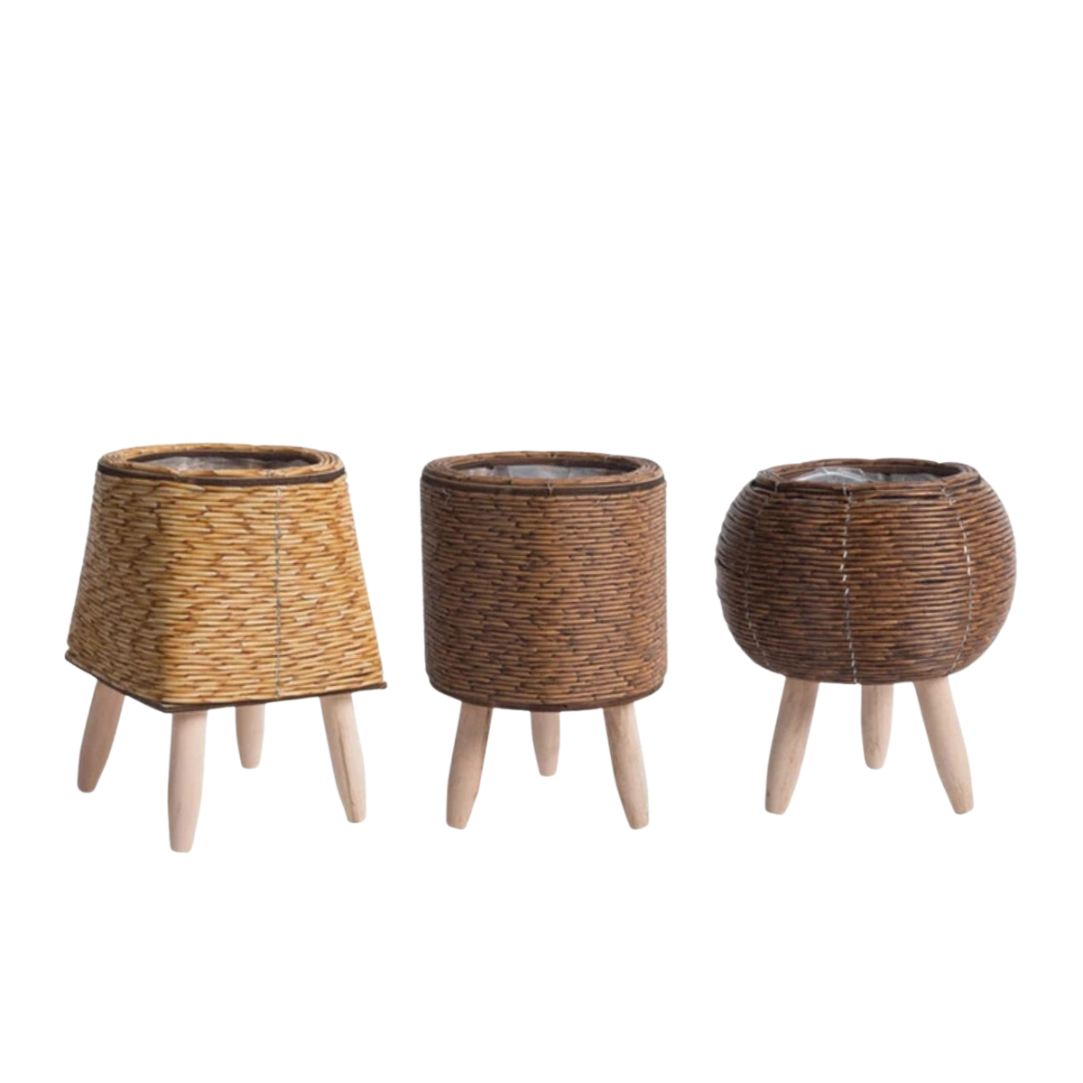 Natural Plant Pot Lightweight Plastic for Indoor and Outdoor Use-Home Decor > Decorative Accessories-casanuva-casanuva