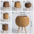 Natural Plant Pot Lightweight Plastic for Indoor and Outdoor Use-Home Decor > Decorative Accessories-casanuva-casanuva