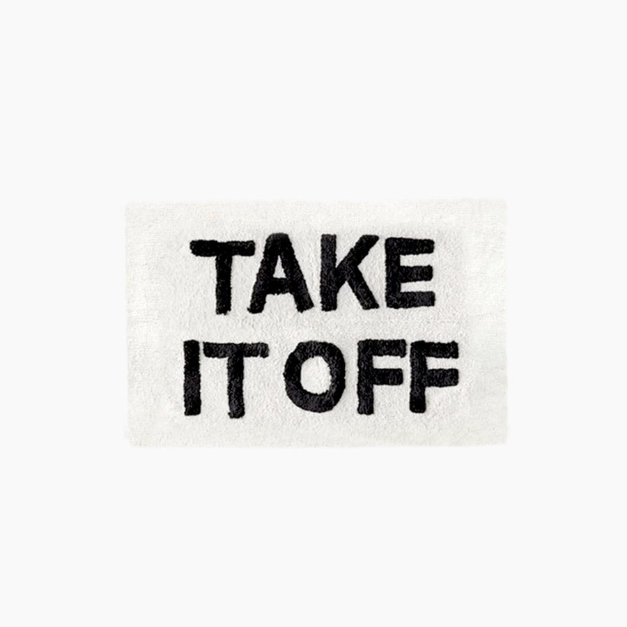 Non-Slip Mat with TakeItOff Letter Print-Rugs & Mats > Door Mats-casanuva-S-casanuva