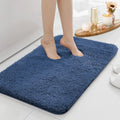 Non-Slip Plush Bathroom Mat Soft and Absorbent-Bedding & Bath > Bath Mats-casanuva-Blue-40x60cm-casanuva