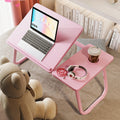Nordic Carbon Steel MDF Rectangular Desk Foldable Angle Adjustable with 2-Tray Saucer-Furniture > Desks-casanuva-casanuva