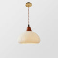 Nordic Ceramic White Pendant Light for Dining Room-Lighting > Pendant Lights-casanuva-casanuva