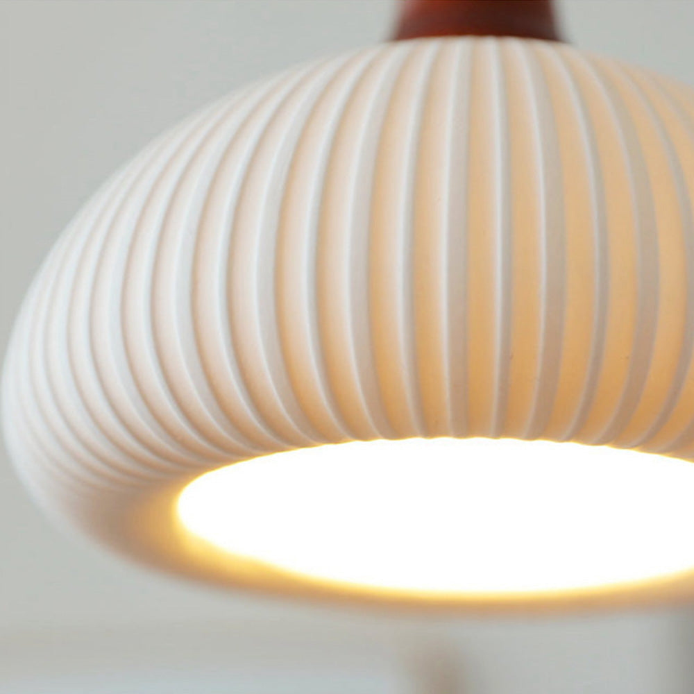 Nordic Ceramic White Pendant Light for Dining Room-Lighting > Pendant Lights-casanuva-casanuva