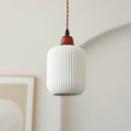 Nordic Ceramic White Pendant Light for Dining Room-Lighting > Pendant Lights-casanuva-casanuva