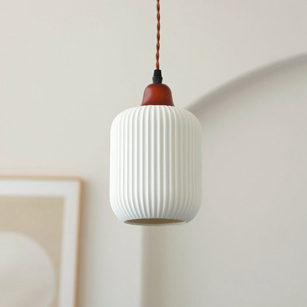 Nordic Ceramic White Pendant Light for Dining Room-Lighting > Pendant Lights-casanuva-casanuva