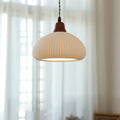 Nordic Ceramic White Pendant Light for Dining Room-Lighting > Pendant Lights-casanuva-Model B - 23×H16.5cm-casanuva