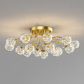 Nordic Creative Ceiling Light Fixture-Lighting > Ceiling Lights-casanuva-Gold-D90*H30CM-15 bulbs-Neutral light-casanuva
